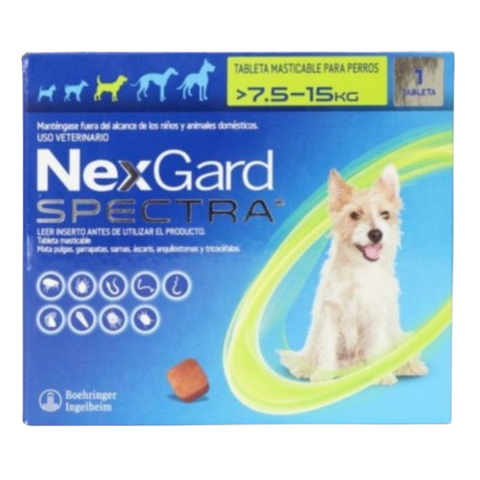 Nexgard Spectra 7,5 a 15kg