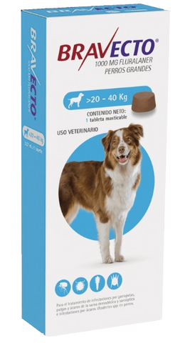 Bravecto de 20 a 40 Kg