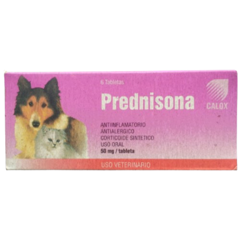 Prednisona Calox 6 tabletas de 50mg