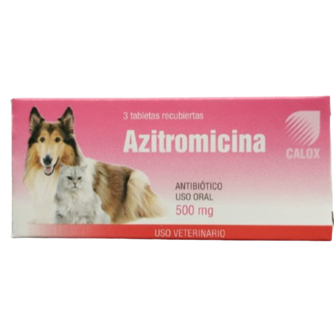 Azitromicina Calox 3 tabletas de 500mg