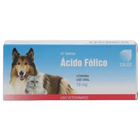 Acido Folico Calox 20 tabletas de 10mg