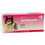 Ciprofloxacina Calox 10 tabletas de 250 mg