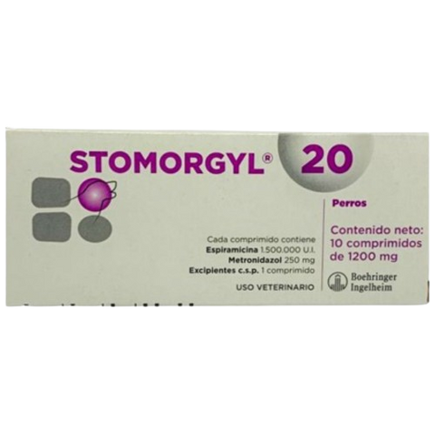 Stomorgyl20 10 comprimidos de 1200mg