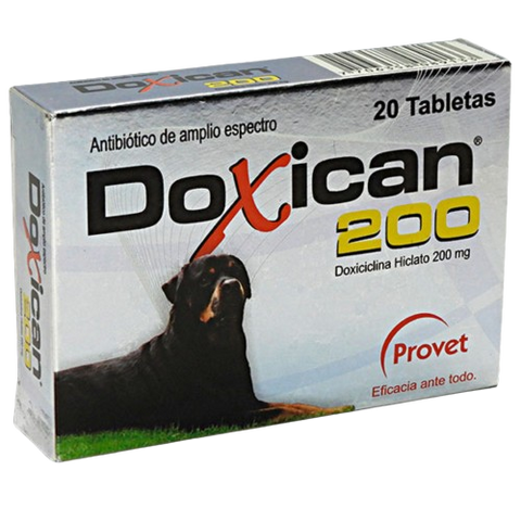 Doxican Provet 20 tabletas de 200mg