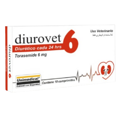 Diuro-vet Unimedical de 10 comprimidos