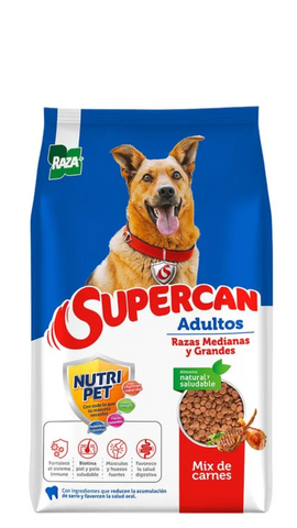 Supercan adultos de carne 30kg