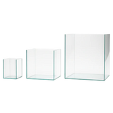 Acuario de vidrio tipo cubo