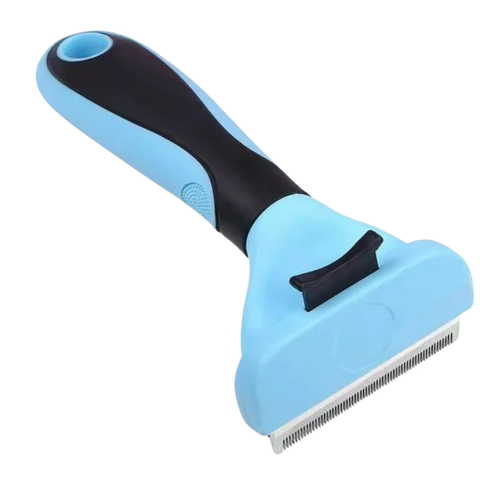 Deslatador de pelo corto con botón