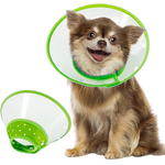 Collar isabelino verde para mascota