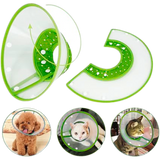 Collar isabelino verde para mascota