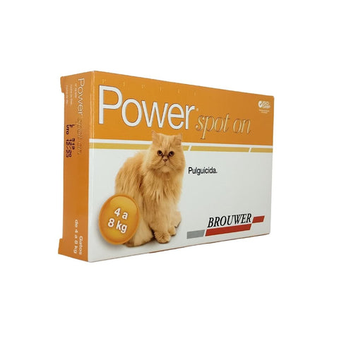 Power Spot on Brouwer pipeta para gatos (4 a 8 kg)