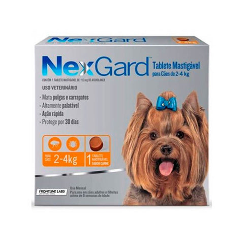 Nexgard Tableta 2 a 4kg